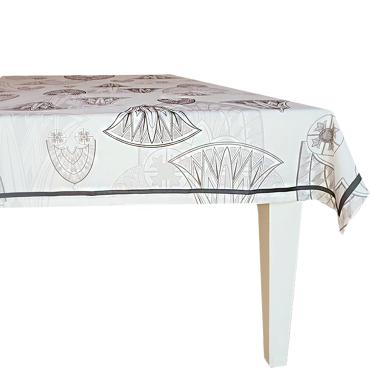 Gray Pharaonic Tablecloth